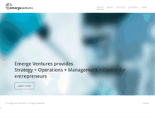 Tablet Screenshot of emergeout.com